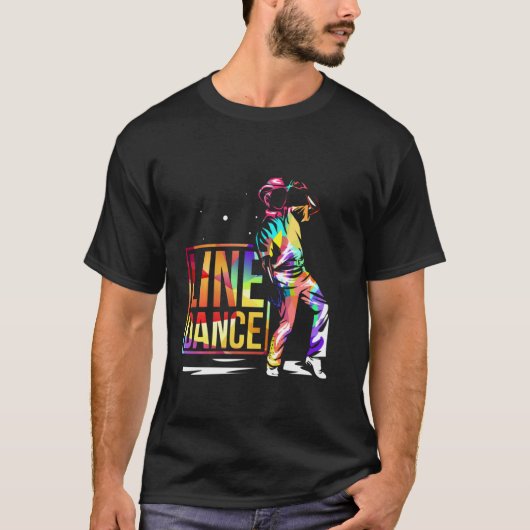 ライン踊りスポーツ Tシャツ (正面)