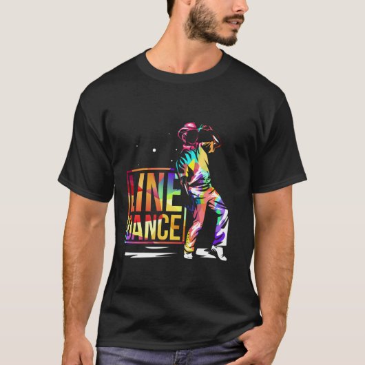 ライン踊りスポーツ Tシャツ (正面)