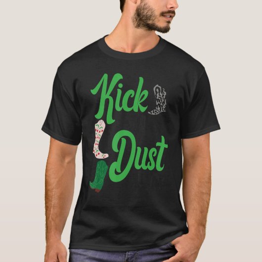 ライン踊りダンス先生ホコリを蹴る Tシャツ (正面)