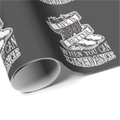 ライン踊りライフおもしろいカントリーラインダンサーブーツ ラッピングペーパー (ロールコーナー)