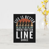 ライン踊りライフはDancをラインできる場合に優れている カード (黄色い花)