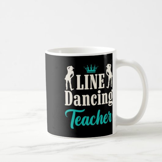 ライン踊り先生 コーヒーマグカップ (右)