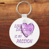ライン踊り情熱 キーホルダー (正面)