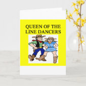 ライン踊り カード (黄色い花)