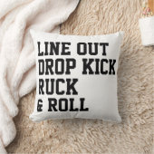 ライン・アウト・ドロップ・キック・ラック転がと クッション (ブランケット)