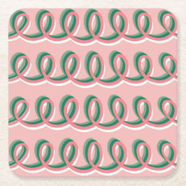 ライン・オブ・ループス・コースター スクエアペーパーコースター