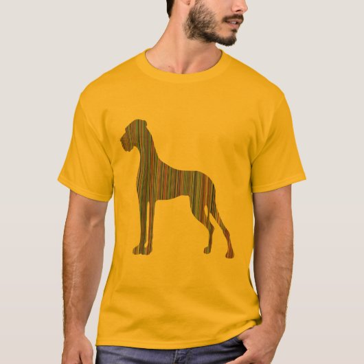 ライン・グレートデーン Tシャツ (正面)