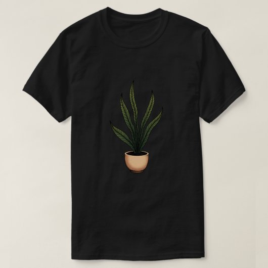 ライン スネークプラント Tシャツ (デザイン正面)