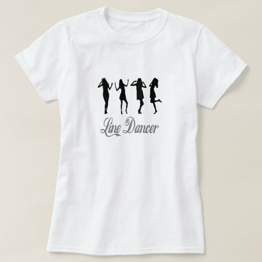 ライン ダンサー Tシャツ (デザイン正面)