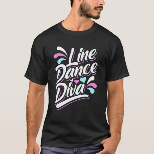 ライン+ダンス Tシャツ (正面)