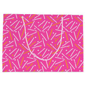 ライン パターン 1 ラージペーパーバッグ (裏面)