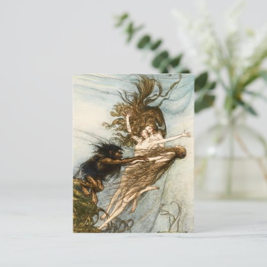 ライン・メイデンズとアルバリッヒのはがき ポストカード (スタンド正面)