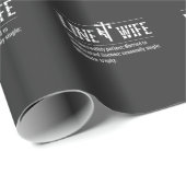 ライン·ワイフ·ラインマン·ハ結婚したウン·エレクトリシャン ラッピングペーパー (ロールコーナー)