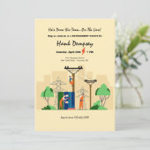 ライン·ワーカーの除·売却パーティー 招待状 (スタンド正面)