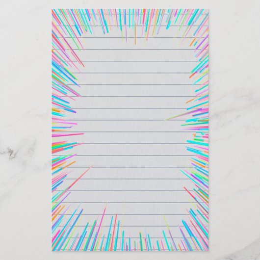 ライン 便箋 (正面)