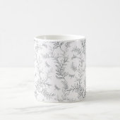 ラインarのスタイルに模様を使用したカップデザイン コーヒーマグカップ (中央)