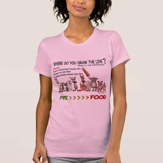 ラインCARNISMを引出して下さい Tシャツ (正面)