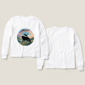 ライヴ・ラブ・馬術+ヴォルティング Tシャツ (デザイン 正面＆背面)