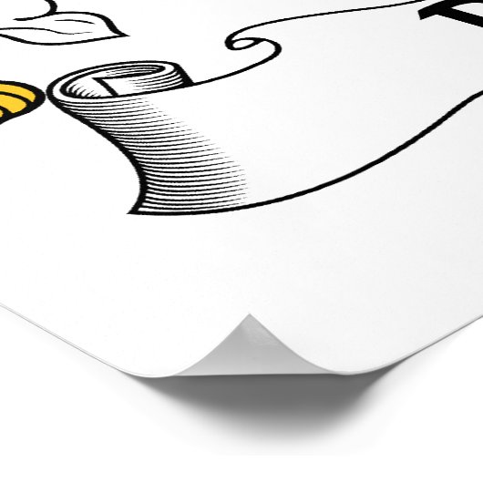 ライ家紋 ポスター (角)