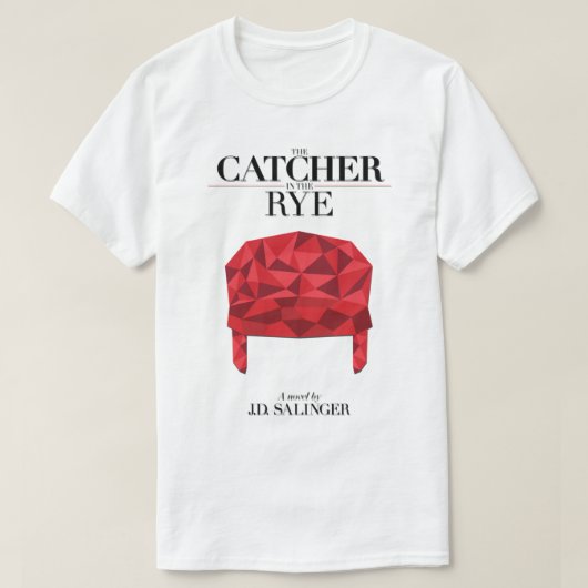 ライ小説のキャッチャー Tシャツ (デザイン正面)