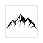 ライ描ン山素朴の結婚文房具 セルフインキングスタンプ (デザイン)