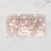 ライ独身のン花ロゴ名刺 名刺 (裏面)