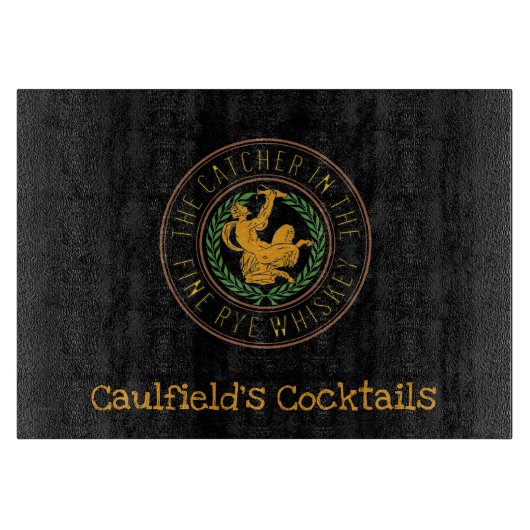 ライ素晴らしウ・ウィスキーの捕手 カッティングボード (正面)