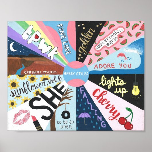 ライ素晴らしンインスパイアファン芸術 ポスター (正面)