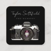 ライ素晴らしンフィルムカメラ写真用名刺 スクエア名刺 (正面)