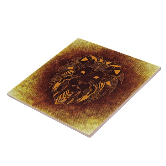 ライ素朴オン頭 タイル (側面)