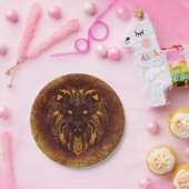 ライ素朴オン頭 ペーパープレート (パーティー)