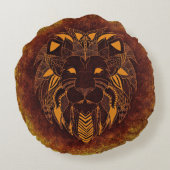 ライ素朴オン頭 ラウンドクッション (裏面)