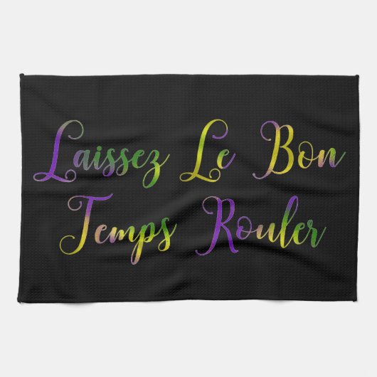 ライ絵を描スズルボンテンプスルーラー キッチンタオル (横)