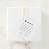 ライ考えフローソクお祝いブルー フェイバータグ (インサイチュ)