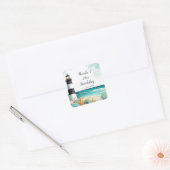 ライ航海のトハウス誕生日 スクエアシール (封筒)