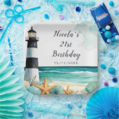 ライ航海のトハウス誕生日 ペーパープレート (パーティー)