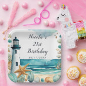 ライ航海のトハウス誕生日 ペーパープレート (パーティー)