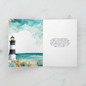 ライ航海のトハウスSweet sixteen誕生日 カード (内部)