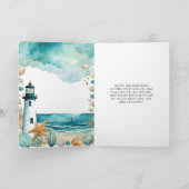 ライ航海のトハウスSweet sixteen誕生日 カード (内部)