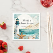 ライ航海のトハウスSweet sixteen誕生日 スタンダードカクテルナプキン (インサイチュ)