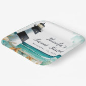 ライ航海のトハウスSweet sixteen誕生日 ペーパープレート (傾斜あり)