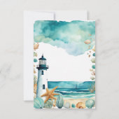 ライ航海のトハウスSweet sixteen誕生日 出欠カード (裏面)