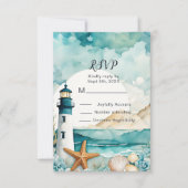 ライ航海のトハウスSweet sixteen誕生日 出欠カード (正面)