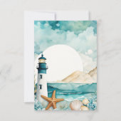 ライ航海のトハウスSweet sixteen誕生日 出欠カード (裏面)