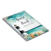 ライ航海のトハ結婚ウスのゲストブック ノートブック (右側)