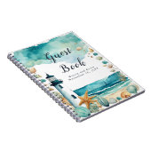 ライ航海のトハ結婚ウスのゲストブック ノートブック (右側)