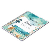 ライ航海のトハ結婚ウスのゲストブック ノートブック (左側)