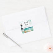 ライ航海のトハ結婚ウス スクエアシール (封筒)