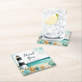 ライ航海のトハ結婚ウス スクエアペーパーコースター (インサイチュ)