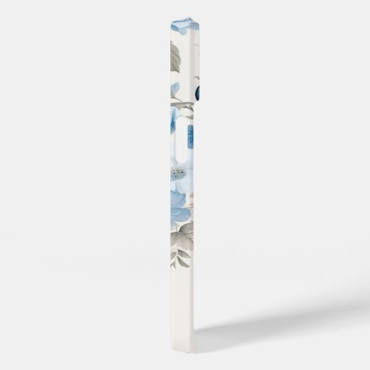 ライ芸術的トパーソナライズされたパステルブルーバラ Case-Mate iPhoneケース (裏面 / 右)